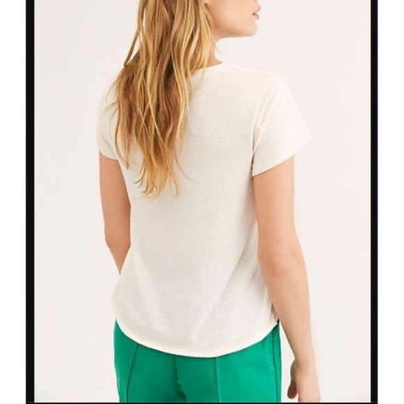 NWT FP We The Free Fruit Medley Lime Tart Tee Graphic Casual Elevated Basic Med - Picture 3 of 11